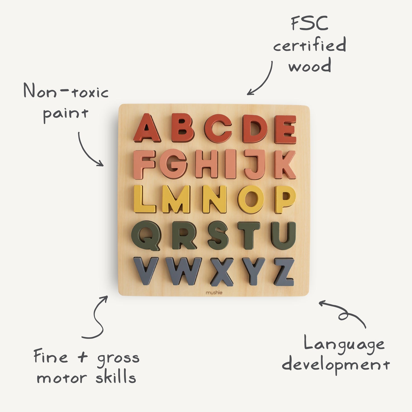 Alphabet Wooden Puzzle
